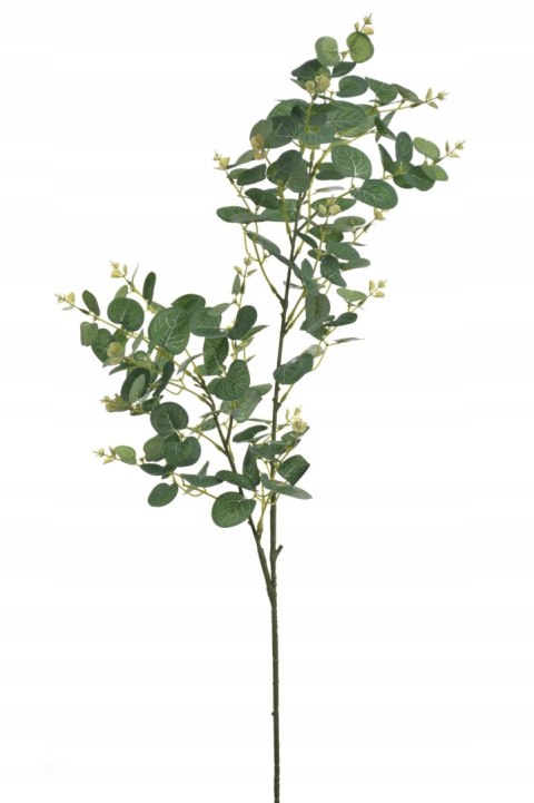 PAN KWIATEK- Gałązka eukaliptusa SZTUCZNA 92 cm zielona